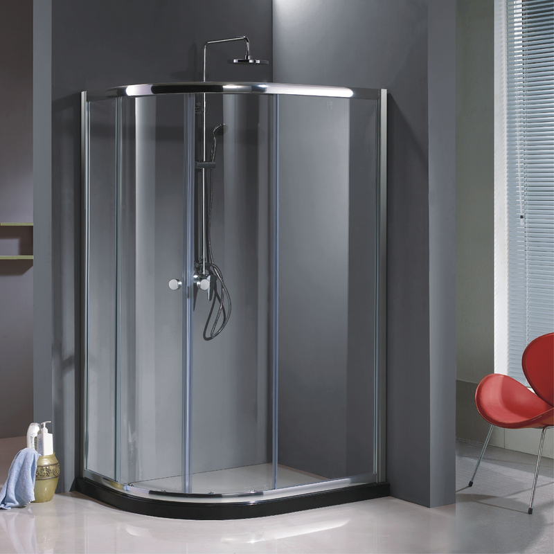 Cerchi da doccia in vetro scorrevole in vetro sliding da bagno personalizzato (HR-2492Q)