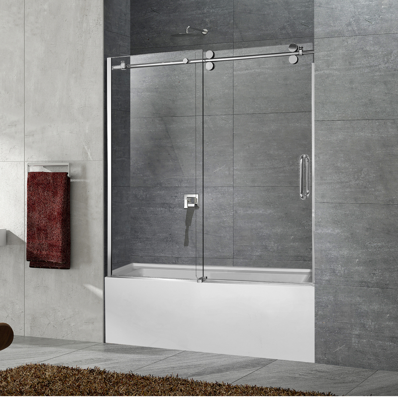 Moderne porte da vasca da bagno sliding sliding sliding sliding moderno (HX420)